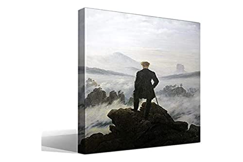 cuadrosfamosos.es Leinwandbild Der Wanderer im Nebel von Caspar David Friedrich von cuadrosfamosos.es