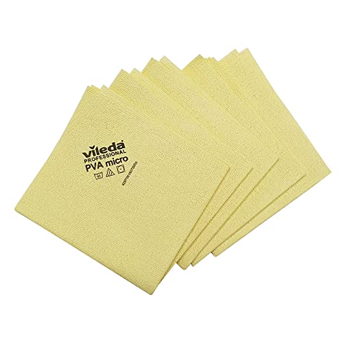 cubex professional Mehrzweck-PVA MICRO Mikrofasertücher für eine 100% sichere und effektive Reinigung (Gelb, 20 Tücher) von cubex professional