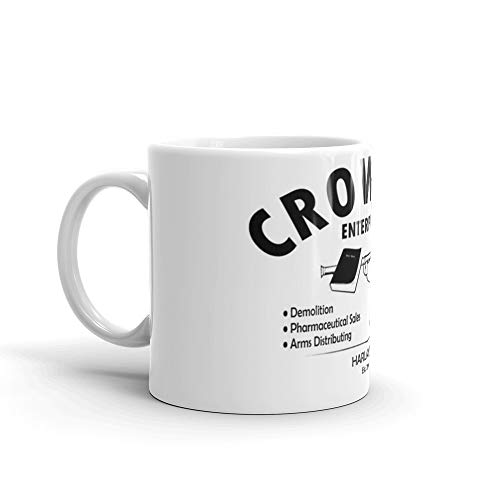 Crowder Enterprises (Schwarz), 312 ml, Keramik, Weiß von cubicer