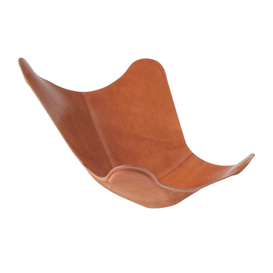 cuero - Pampa Mariposa Butterfly Chair Ersatzbezug - hellbraun/Leder Polo von cuero