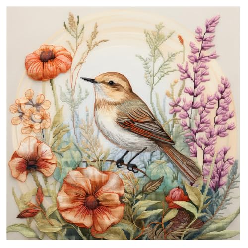 Cukol Vögel Kreuzstich Set Vorgedruckt, Tiere Stickvorlagen Stickbilder Vorgedruckt Kreuzstich Stickpackungen Stickpackung Cross Stitch Embroidery Kit Stickset Sticken Set Erwachsene Anfänger 40x40 Cukol Vögel Kreuzstich Set Vorgedruckt, Tiere Stickvorlagen Stickbilder Vorgedruckt Kreuzstich Stickpackungen Stickpackung Cross Stitch Embroidery Kit Stickset Sticken Set Erwachsene Anfänger 40x40 von cukol cukol