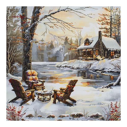cukol cukol Kreuzstich Set Vorgedruckt Schneelandschaft, Stickvorlagen Stickbilder Kreuzstich Stickpackungen Stickpackung Cross Stitch Embroidery Kit Stickset Sticken Set Erwachsene Anfänger cukol cukol Kreuzstich Set Vorgedruckt Schneelandschaft, Stickvorlagen Stickbilder Kreuzstich Stickpackungen Stickpackung Cross Stitch Embroidery Kit Stickset Sticken Set Erwachsene Anfänger von cukol cukol