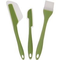 Culinario Backhelfer-Set aus Silikon/Nylon,3er-Set, in grün von culinario