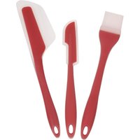 Culinario Backhelfer-Set aus Silikon/Nylon,3er-Set, in rot von culinario