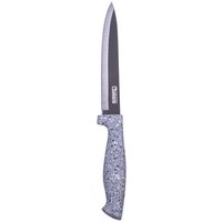 culinario Gemüsemesser 23 cm, in grauer Granit-Optik, Titanium veredelte Klinge von culinario