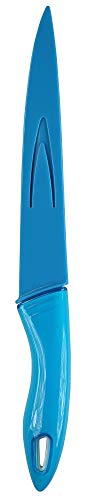 culinario Schneidemesser mit Klingenschutz, blau von culinario