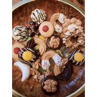 10 Stück +1 Neue Weihnachtsplätzchen Gips Fake Attrappen Kekse Gebäck Sorten Weihnachtsgebäck von cupcakesfuerdich