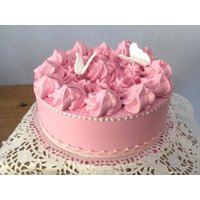Deko-Torte | TörtchenGips Shabby Rosa von cupcakesfuerdich