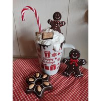 Heiße Schokolade Fake Weihnachten Tischdeko Weihnachtsdekoration Lebkuchenmann von cupcakesfuerdich
