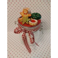 Reduziert vorratsglas Weihnachtsglas Süßigkeitenglas Keksdose Weihnachtsplätzchen Nikolaus Geschenk Dekoglas Lebkuchen Teelichtglas von cupcakesfuerdich