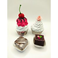 Set Kirsch-Schoko-Röschen Cupcakes von cupcakesfuerdich