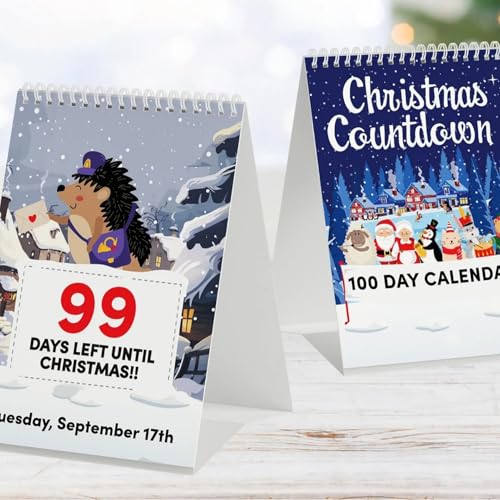Curfair 100 Tage Weihnachten Countdown Kalender 2025, Adventskalender 2025 mit lichtbeständigem Papier, Täglicher Flip Countdown für Zuhause Schlafzimmer Büro Wand Weihnachtsdekorationen Heimgebrauch Curfair 100 Tage Weihnachten Countdown Kalender 2025, Adventskalender 2025 mit lichtbeständigem Papier, Täglicher Flip Countdown für Zuhause Schlafzimmer Büro Wand Weihnachtsdekorationen Heimgebrauch von curfair