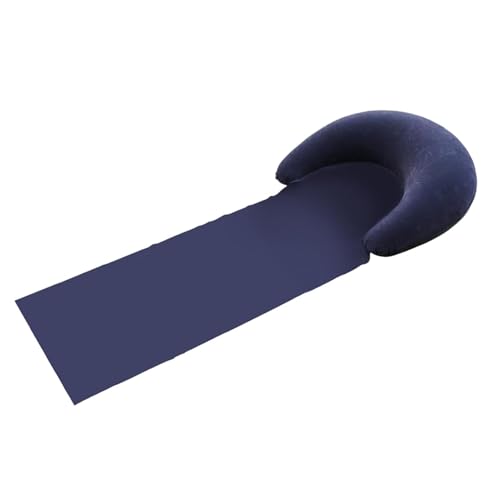 curfair Aufblasbares Strandkissen mit ergonomischem Kissen, leichtem Pad zum Liegen und Sonnenbaden, Faltbare Liege mit ströschung Kopfstütze Dunkelblau curfair Aufblasbares Strandkissen mit ergonomischem Kissen, leichtem Pad zum Liegen und Sonnenbaden, Faltbare Liege mit ströschung Kopfstütze Dunkelblau von curfair