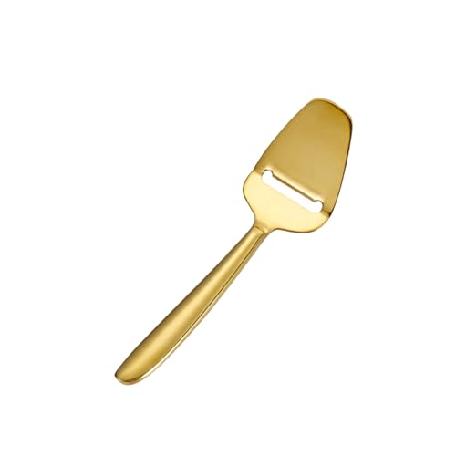 curfair Vielseitiger Käsehobel Schneider für Hartkäse Schaber Hohl Design Edelstahl Multifunktional Butter Home Golden von curfair
