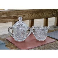 40Er 50Er Jahre Geschenk Size Sahne & Zucker Set Pressglas 40Er 50Er Jahre Geschenk Size Sahne & Zucker Set Pressglas von curioscity