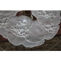 80Er Eisklares Glas Dessert Tortensockel Lilie Unterlage 80Er Eisklares Glas Dessert Tortensockel Lilie Unterlage von curioscity