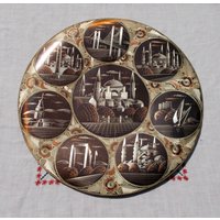 Fantastisch Kupfer Und Messing Mehrfarbiges Wandbehang - Moscheen Boote Brücken Persisch Fantastisch Kupfer Und Messing Mehrfarbiges Wandbehang - Moscheen Boote Brücken Persisch von curioscity