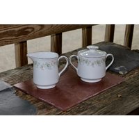 Fine China Zucker Und Milchkännchen Johann Haviland Bavaria Germany Esszimmer Servierpastell Blumen Blätter Fine China Zucker Und Milchkännchen Johann Haviland Bavaria Germany Esszimmer Servierpastell Blumen Blätter von curioscity