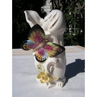 Schmetterlings-Vase - Auffallende Farben Ucagco Keramik Japan 98 von curioscity