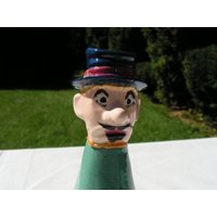 Verrückte Vintage Keramik Kunst Stück - Mann Mit Spitzbart Und Zylinder Hut Küche Dekor 1950Er Jahre Verrückt Verrückte Vintage Keramik Kunst Stück - Mann Mit Spitzbart Und Zylinder Hut Küche Dekor 1950Er Jahre Verrückt von curioscity