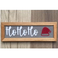 Hohoho Santa Nikolaus Christmas Weihnachten Dekoration Icon Set Für Letterboard von cutedesignshopde
