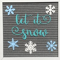 Let It Snow Winter Schneeflocken Snowflakes Weihnachten Deko Icon Set Für Letterboard Let It Snow Winter Schneeflocken Snowflakes Weihnachten Deko Icon Set Für Letterboard von cutedesignshopde