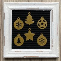 Weihnachtskugeln Christmas Stern Weihnachtsbaum Icon Set Für Letterboard Weihnachtskugeln Christmas Stern Weihnachtsbaum Icon Set Für Letterboard von cutedesignshopde
