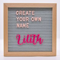 Wunschname Personalisiert Create Your Own Name Letterboard Schrift Icon Wunschname Personalisiert Create Your Own Name Letterboard Schrift Icon von cutedesignshopde