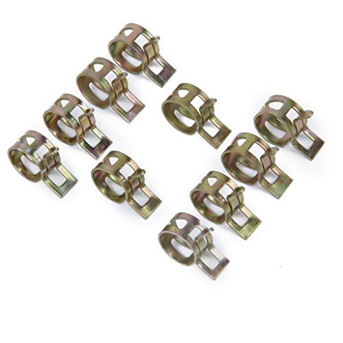 10 x Federklemme Kraftstoffschlauch Linie Wasser Rohr Luft Rohrschellen Fastener Durchmesser 12 mm 10 x Federklemme Kraftstoffschlauch Linie Wasser Rohr Luft Rohrschellen Fastener Durchmesser 12 mm von cutefly