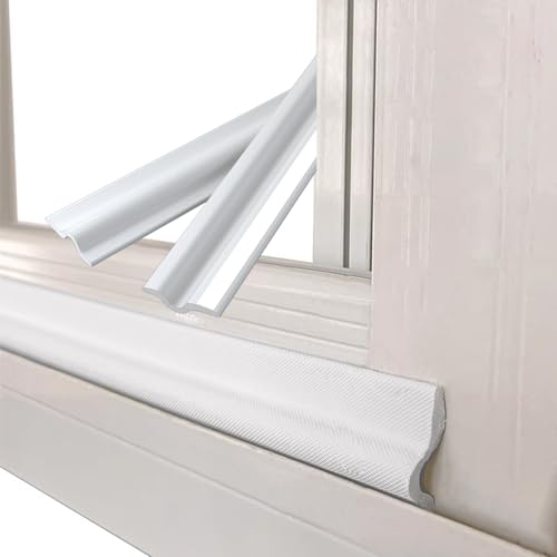 300CM Weiß Dichtungsband Selbstklebend für Türen Fenster,Türdichtung fensterdichtung Schaumstoff Klebeband,dichtung isolierband Fenster zugluft abdichten,Zugluftstopper Fensterdichtband Abdichtband von cuysfead