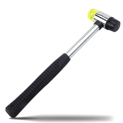 Doppelkopf Gummihammer, 25 mm Mini Gummihammer mit Rutschfestem Gummigriff für Leder, Holz, Schmuck,Kunststoff, Kunsthandwerk, Nylonhammer Doppelkopf Gummihammer, 25 mm Mini Gummihammer mit Rutschfestem Gummigriff für Leder, Holz, Schmuck,Kunststoff, Kunsthandwerk, Nylonhammer von cxxtkcxxlc