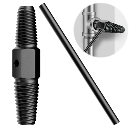 Doppelkopf Schraubenausdreher, Rohrschraubenausdreher, Gewindebohrer Auszieher, Screw Extractor, Entfernungswerkzeug für 1/2 Zoll, 3/4 Zoll Schläuche, Ventil-Wasserhahn Doppelkopf Schraubenausdreher, Rohrschraubenausdreher, Gewindebohrer Auszieher, Screw Extractor, Entfernungswerkzeug für 1/2 Zoll, 3/4 Zoll Schläuche, Ventil-Wasserhahn von cxxtkcxxlc