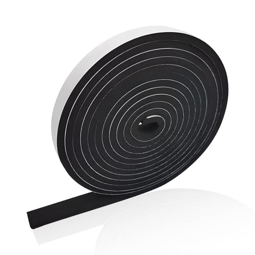 Ofendichtschnur Kamindichtung Selbstklebend, Selbstklebende Ofendichtung für Kamin und Grill 2.5 m Hitzebeständiges Dichtband (3 mm Dick) für Ofenfenster, Kaminrohre und Rauchergeräte von cxxtkcxxlc
