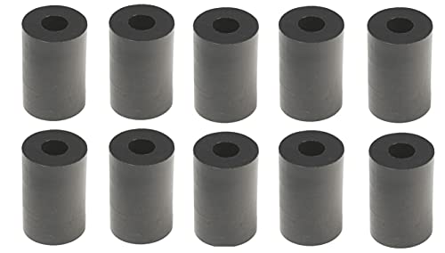 10x DISTANZHÜLSEN KUNSTSTOFF M5 SCHRAUBE 4MM BIS 30MM UNTERLEGSCHEIBEN 5x10 ROHR RUND HÜLSE Abstandhalter (Länge L = 30mm) von cyclingcolors