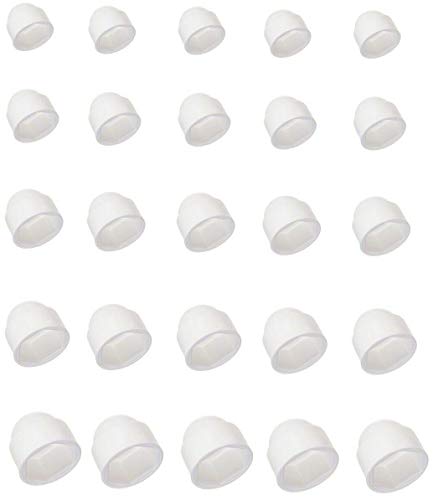 5x SCHUTZKAPPEN M5 BIS M30 Weiß HUTMUTTERN SECHSKANTSCHRAUBEN ABDECKKAPPEN FÜR SCHRAUBE KAPPE AUTO MÖBEL ABDECK MUTTERN (M10 / Hex 16mm) von cyclingcolors