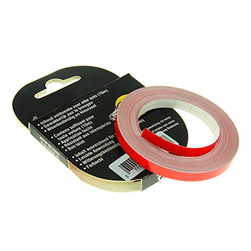 FELGENRANDAUFKLEBER 6MM Klebeband 10M Auto Motorrad Bikes (Rot) von cyclingcolors