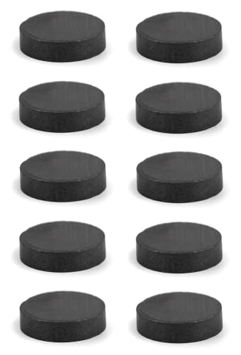cyclingcolors 10x Magnet Rundmagnet Durchmesser 18mm Universal kraftvoller Fototafelhalter Kühlschrank Küche von cyclingcolors