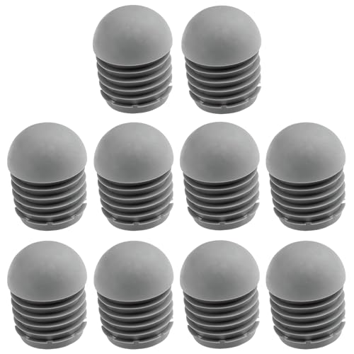 cyclingcolors 10x Stuhlstopfen Lamellenstopfen mit Kugelkopf Rund rutschfest für Rundrohr Kunststoff Endkappen Grau, 25mm cyclingcolors 10x Stuhlstopfen Lamellenstopfen mit Kugelkopf Rund rutschfest für Rundrohr Kunststoff Endkappen Grau, 25mm von cyclingcolors