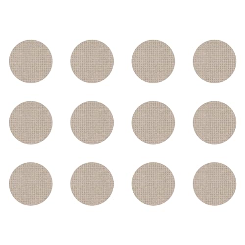 cyclingcolors 12x Abdeckkappen Selbstklebend 40 mm Schrank Regal Bohrloch Abdeckung zum kleben schutzkappen, Lin beige von cyclingcolors