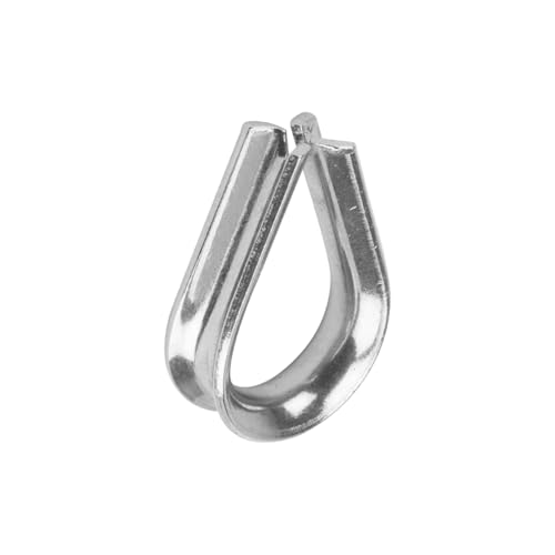 cyclingcolors 1x Kauschen Kausche Seilkauschen Verzinkter Stahl Drahtseilkauschen für Drahtseilklemmen Drahtseil Seil Stahlseil Windenseil, 19mm von cyclingcolors