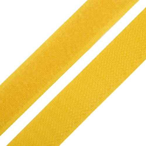 cyclingcolors 1x Klettband rolle 20 mm 25 meter set haken flausch organizer kabelbinder band für kleidersäcke aus polyamid nähmaschine, Senf cyclingcolors 1x Klettband rolle 20 mm 25 meter set haken flausch organizer kabelbinder band für kleidersäcke aus polyamid nähmaschine, Senf von cyclingcolors