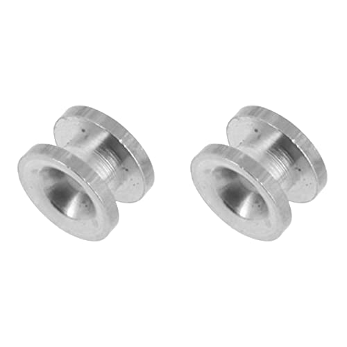 cyclingcolors 2 x Fadendurchführung für Motorsense, Durchmesser 4 mm, 16 mm, Höhe 9 mm, für Garten, Park, Pflege, Öse aus Aluminium, Kopf 3 Fäden von cyclingcolors