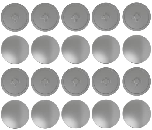 cyclingcolors 20x Abdeckkappen Grau Schrauben Kunststoff Kreuzschlitz pz2 Senkkopf schraubenkappen Schraubenabdeckung aus Kunststoff, Kreuzschlitz, Größe 2, 20 Stück cyclingcolors 20x Abdeckkappen Grau Schrauben Kunststoff Kreuzschlitz pz2 Senkkopf schraubenkappen Schraubenabdeckung aus Kunststoff, Kreuzschlitz, Größe 2, 20 Stück von cyclingcolors