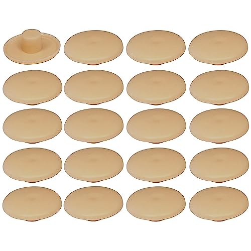 cyclingcolors 20x Abdeckkappen schraubenkappen, 4 x 2,7 x 11,8 mm, Confirmat Möbelkappe, Stöpsel, Universalschutz, Fichtenholz von cyclingcolors