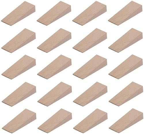 cyclingcolors 20x Holzkeile klein türmontage zum basteln breit möbel Türkeile holz Möbelkeile, 55mm x 20mm x 12mm cyclingcolors 20x Holzkeile klein türmontage zum basteln breit möbel Türkeile holz Möbelkeile, 55mm x 20mm x 12mm von cyclingcolors