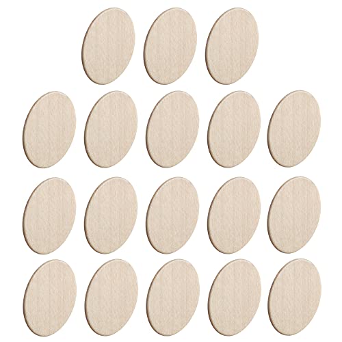 cyclingcolors 26x Abdeckkappen Selbstklebend Naturholz 14 mm Schrank Regal Bohrloch Abdeckung zum kleben schutzkappen, Ahorn von cyclingcolors