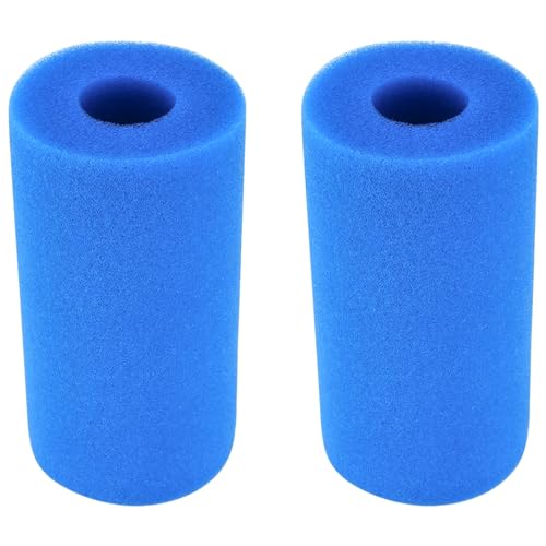 cyclingcolors 2X Filterschwamm Filterpumpe Ø10x20 cm 40PPI kompatibel mit Intex typ A Spa Schwimmbad Filtrationsreinigung Poolpumpe von cyclingcolors