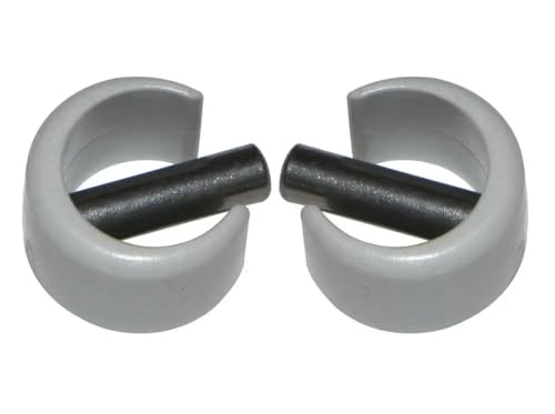 cyclingcolors 2x Befestigungsclip mit Stift Ø 4mm für Rollladenkurbel Ø 15mm außen grau Farbe Fensterjalousie Öffnungs-Schließclip cyclingcolors 2x Befestigungsclip mit Stift Ø 4mm für Rollladenkurbel Ø 15mm außen grau Farbe Fensterjalousie Öffnungs-Schließclip von cyclingcolors