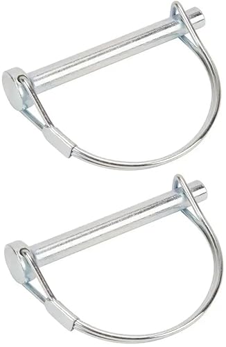 cyclingcolors 2x Klappsplinte Klappstecker Galvanisch Verzinkt Rasenmäher Traktor, 12mm x 75mm von cyclingcolors