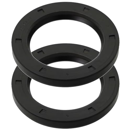 cyclingcolors 2x Wellendichtung wellendichtring abdichtung zoll nitrilkautschuk NBR Öl rotierende mechanische komponente mit feder, 3x4 1/2x1/2 zoll CB (76,2x114,3x12,7mm CB) von cyclingcolors